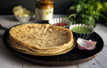 Stuffed Parathas with Vashishti A2 Cow Ghee