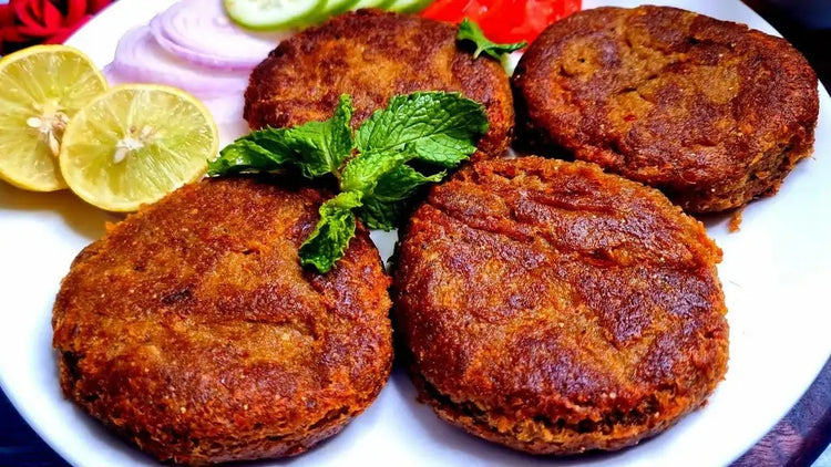 Pure Bliss: A2 Cow Ghee-Infused Vegetable Shikampuri Kebab
