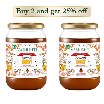 Raw Treasures - Ajwain Honey Honey Vashishti 600g x 2 