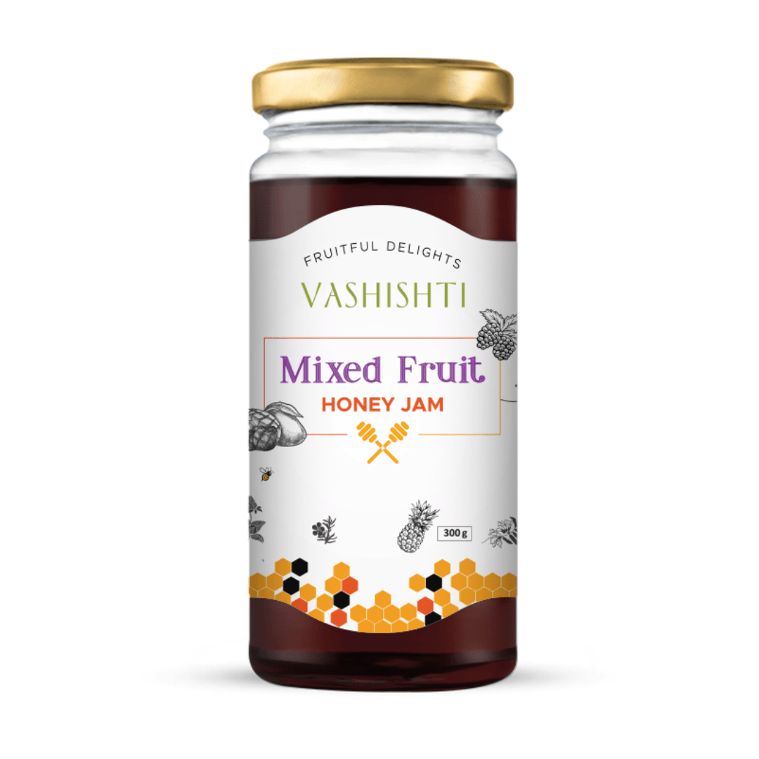 Mixed Fruit Jam with Honey (Zero Added Sugar)