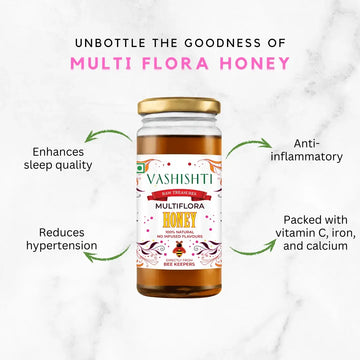 Raw Treasures - Multi Flora Honey Honey Vashishti 