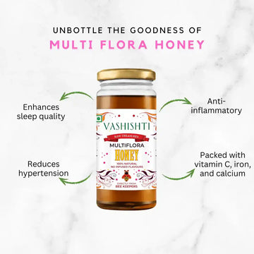 Raw Treasures - Multi Flora Honey Honey Vashishti 
