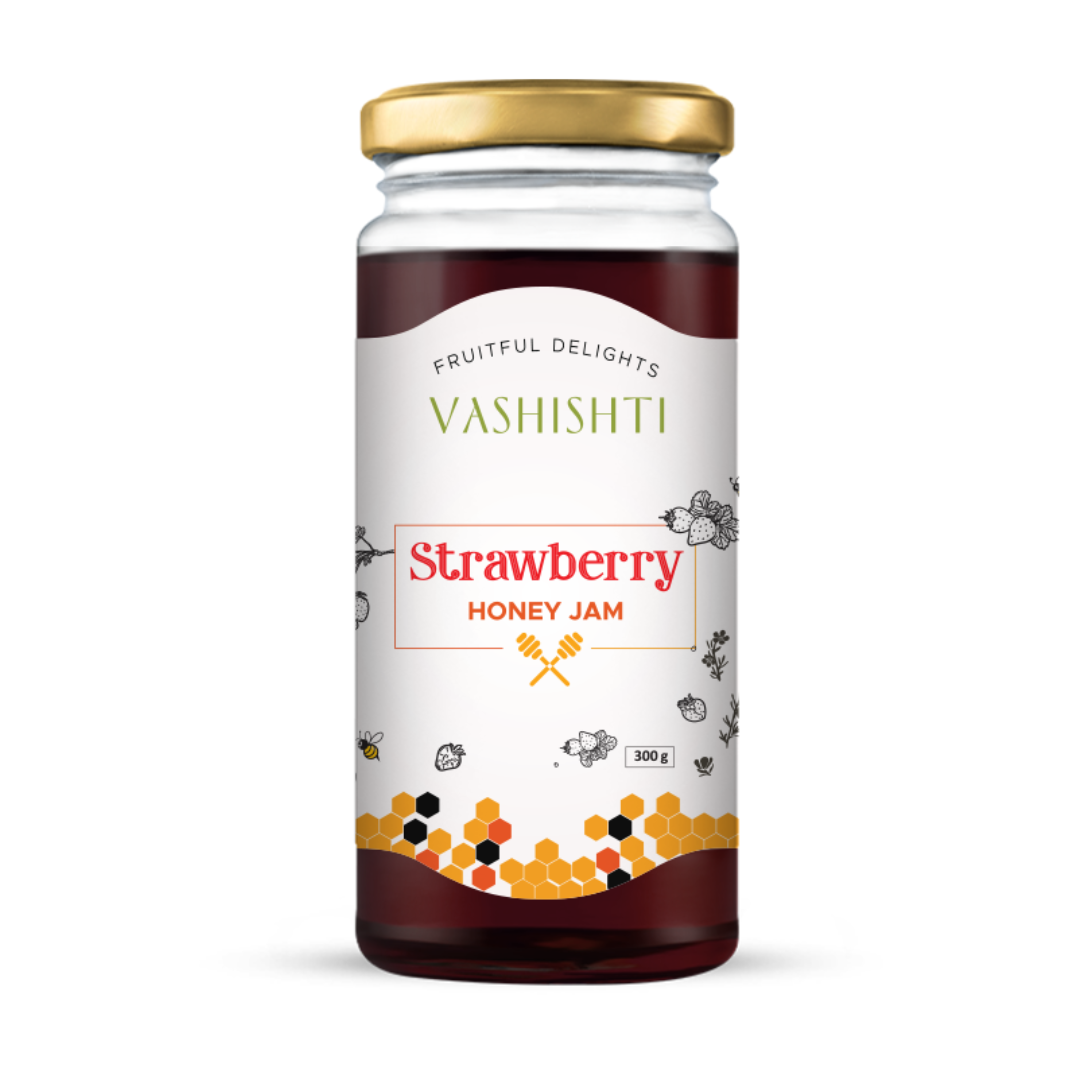 Strawberry Jam with Honey (Zero Added Sugar)