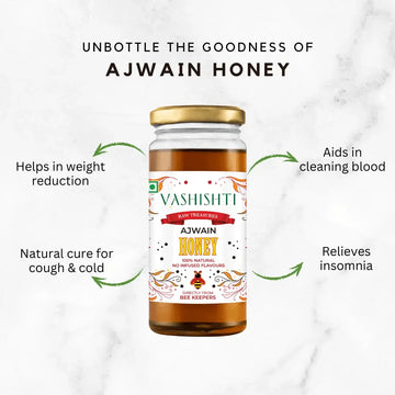 Raw Treasures - Ajwain Honey Honey Vashishti 