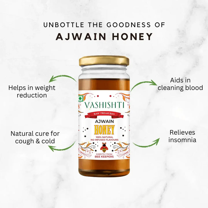Raw Treasures - Ajwain Honey Honey Vashishti 