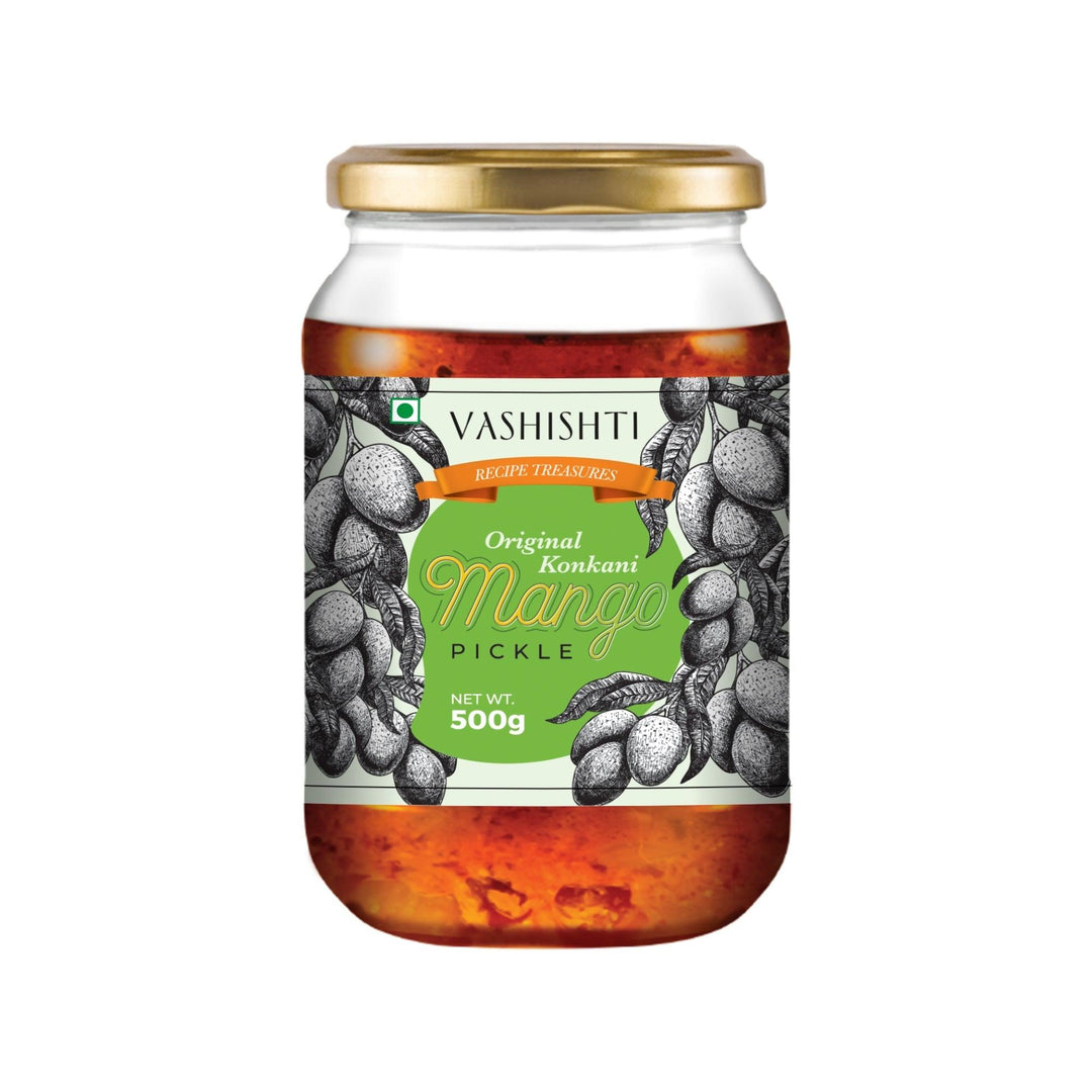 Recipe Treasures - Original Konkani Mango Pickle Pickle Vashishti 500g 