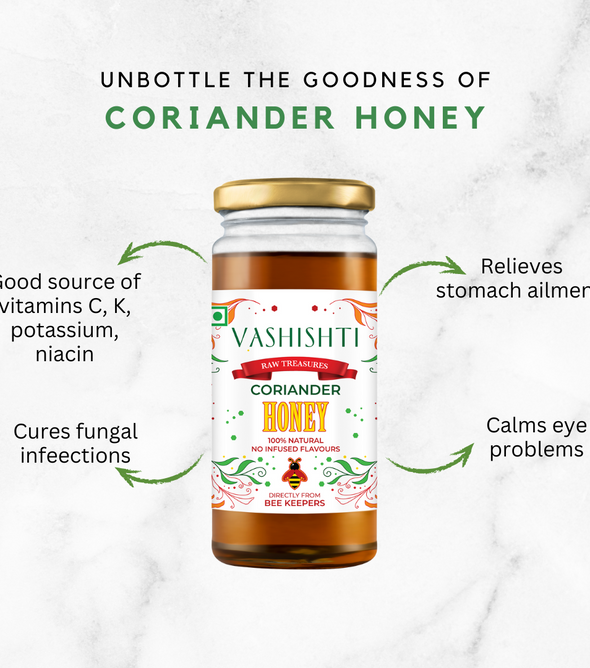 Raw Treasures - Coriander Honey