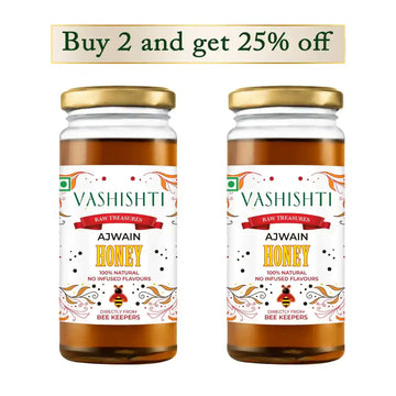 Raw Treasures - Ajwain Honey Honey Vashishti 300g x 2 