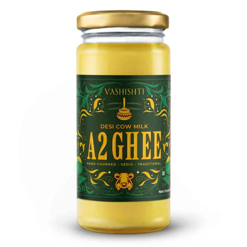 100% Pure A2 Desi Cow Ghee Ghee Vashishti 250 ml 