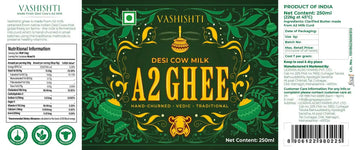 100% Pure A2 Desi Cow Ghee Ghee Vashishti 