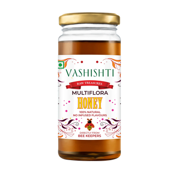 Raw Treasures - Multi Flora Honey Honey Vashishti 300g 