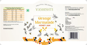 Orange Marmalade Jam with Honey (Zero Added Sugar)