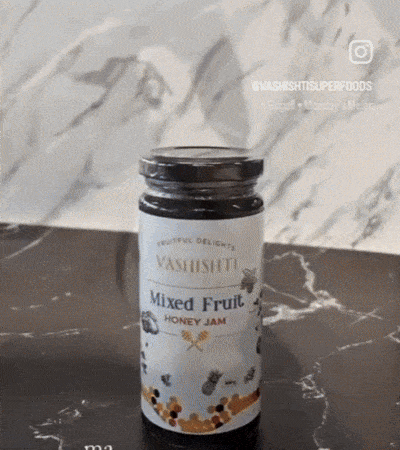 Mixed Fruit Jam with Honey (Zero Added Sugar)