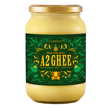 100% Pure A2 Desi Cow Ghee Ghee Vashishti 500 ml 